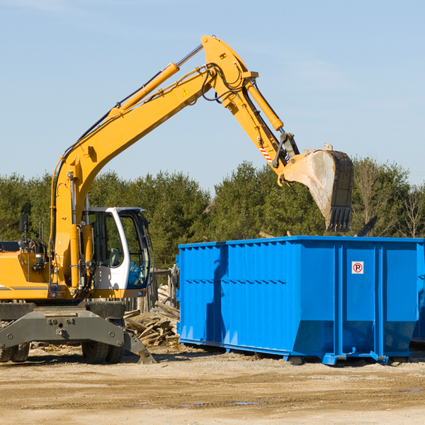 are there any restrictions on where a residential dumpster can be placed in Sterling Heights